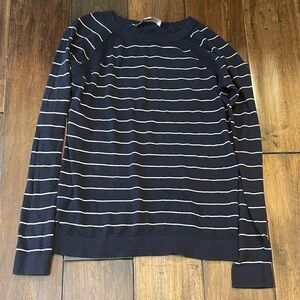 Striped Navy Blue Thin Sweater